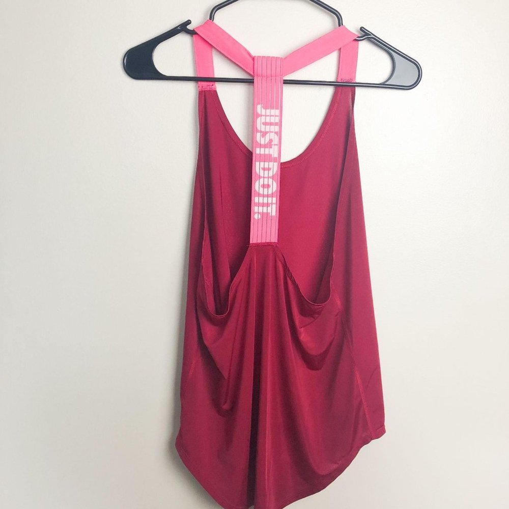 Nike Just Do It T Elastica T Back Tank Pink